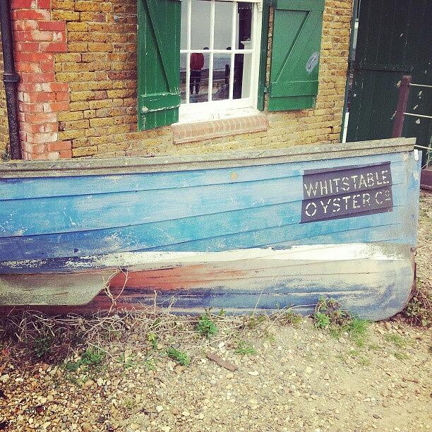 Boat Photograph - Whitstable Oyster boat by Grace Bryant