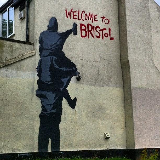 Streetart Photograph - Who Did This One?#bristolgraffiti by Nigel Brown