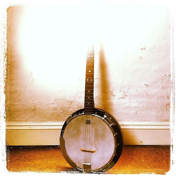 Music Photograph - Who Wants To Strum My Banjo?! #banjo by Axel Loughrey