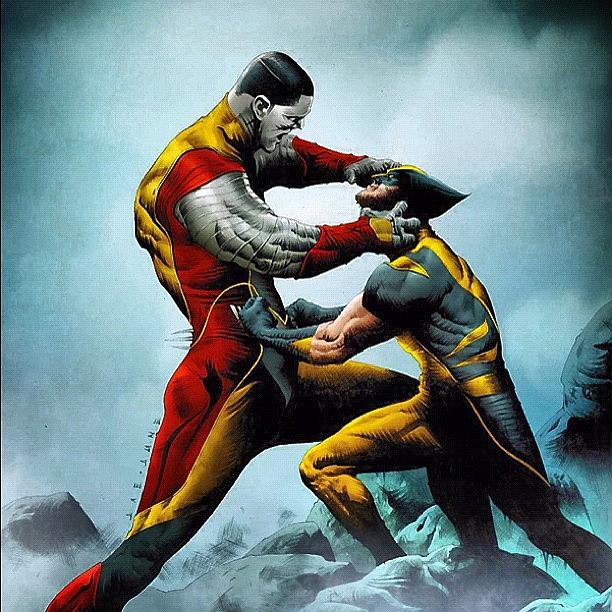 Wolverine Photograph - Whos Got Who Beat? #marvel #wolverine by Carlos Shabo