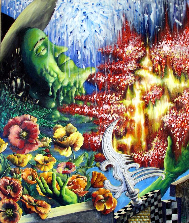 Wicked Passion Painting by Rust Dill Wicked Passion Painting by Rust Dill