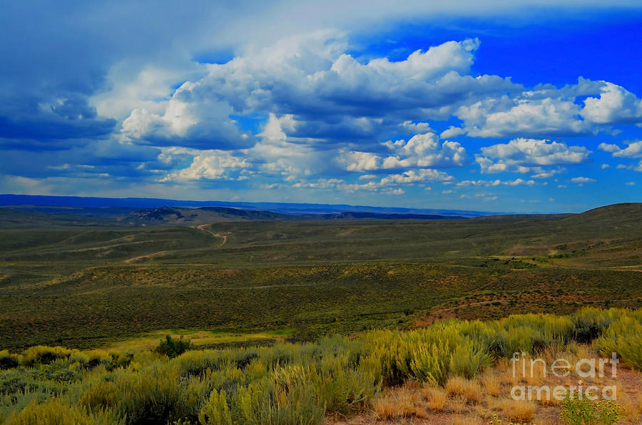 Wide Open Wyoming Sky Photograph by Donna Greene