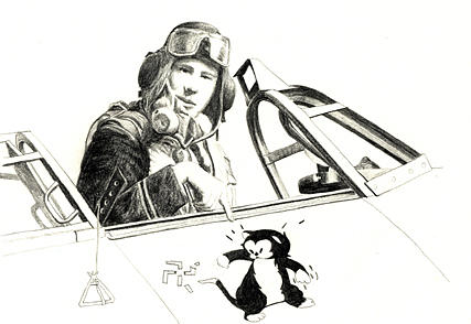 Battle Of Britain Drawing - Widge Pencil Study by James Green Battle Of Britain Drawing - Widge Pencil Study by James Green