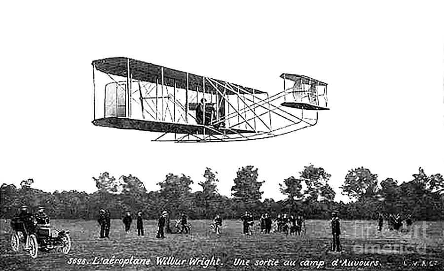 Wilbur Wright Flight Demonstration Photograph by Science Source