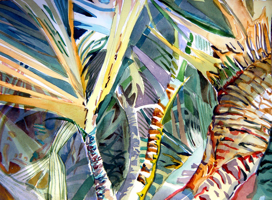 Tree Painting - Wild Palm by Mindy Newman