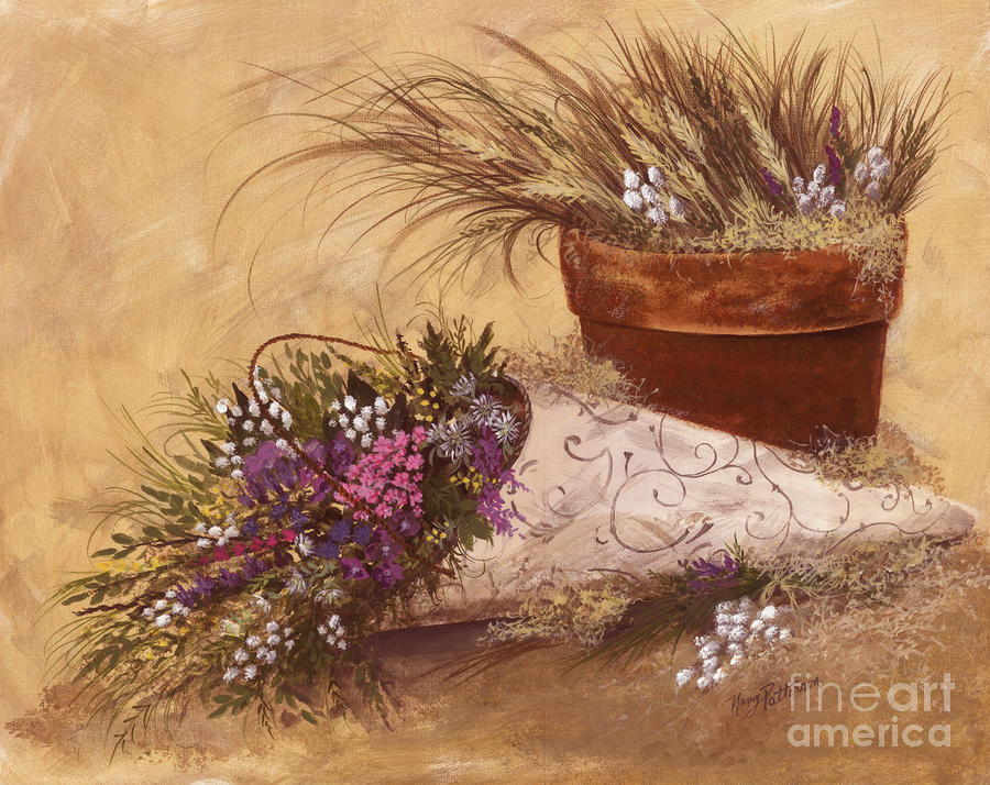 Wildflowers  Painting by Nancy Patterson