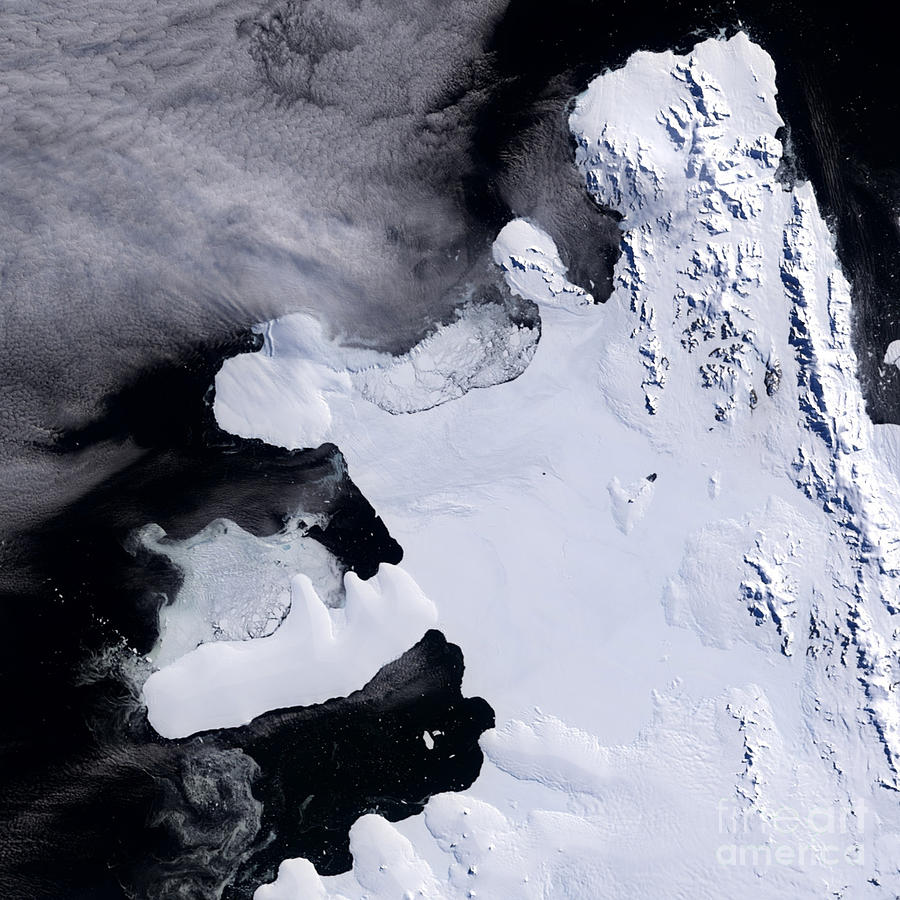 Wilkens Ice Shelf, 1 Of 4 Photograph by Nasa