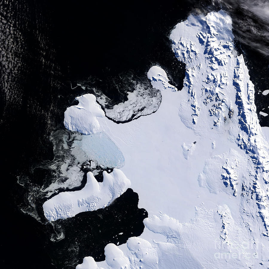 Wilkens Ice Shelf, 4 Of 4 Photograph by Nasa