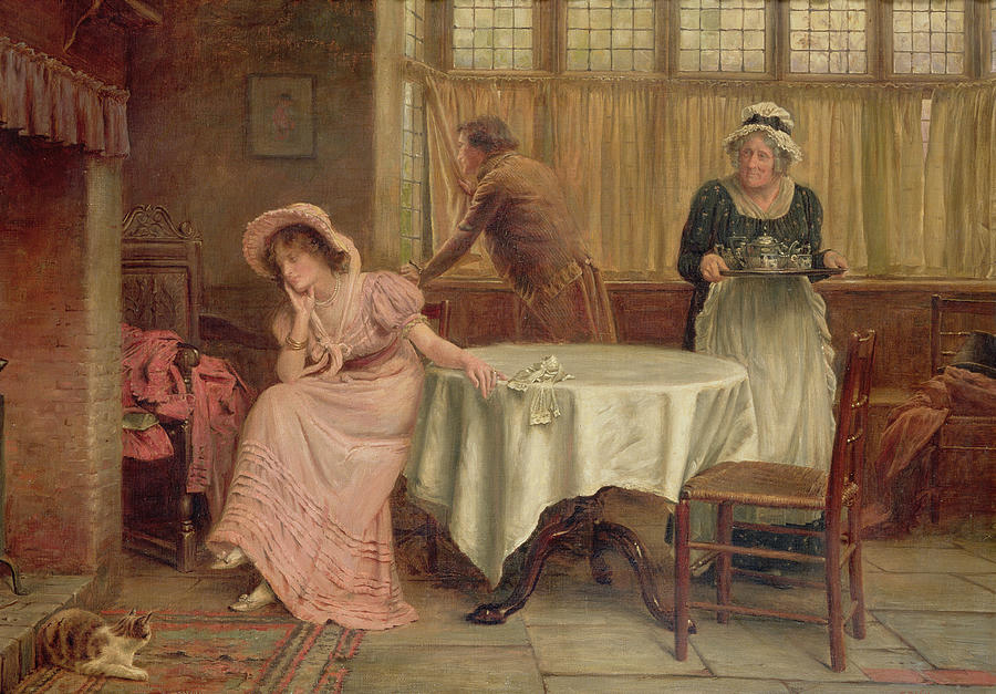 Will He Come? Painting by George Goodwin Kilburn