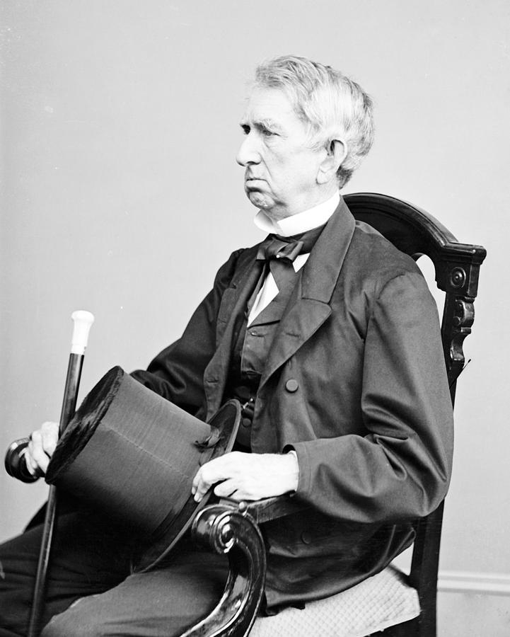 1860s Photograph - William H. Seward, Secretary Of State by Everett
