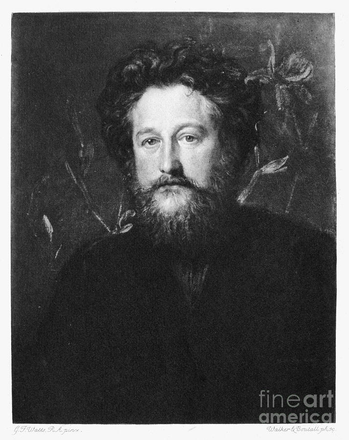 Portrait Photograph - William Morris (1834-1896) by Granger