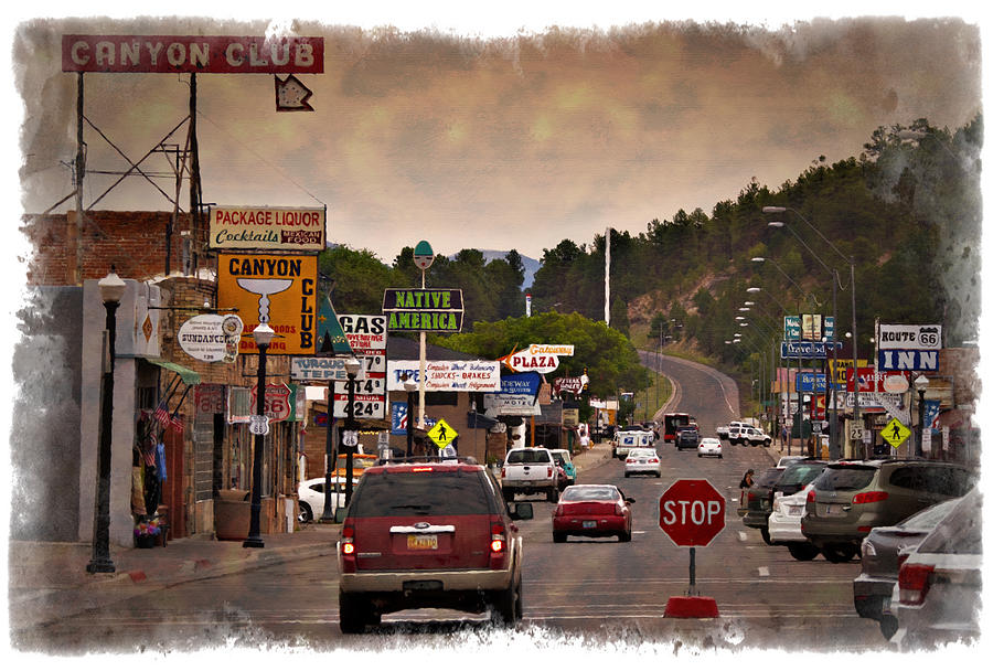 Williams Arizona Impressions Photograph by Ricky Barnard