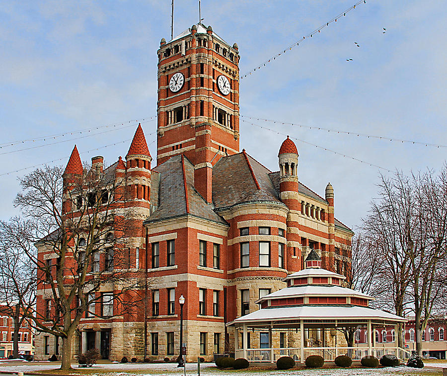 Williams County Courthouse in Bryan Ohio Photograph by Jack Schultz