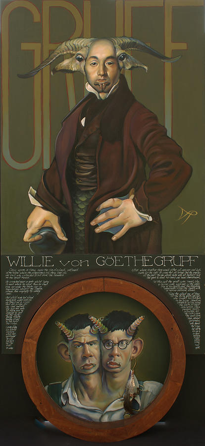 Fantasy Painting - Willie von Goethegrupf by Patrick Anthony Pierson