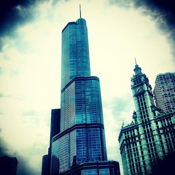 Batman Movie Photograph - Willis Tower In #chicago by The Fun Enthusiast 
