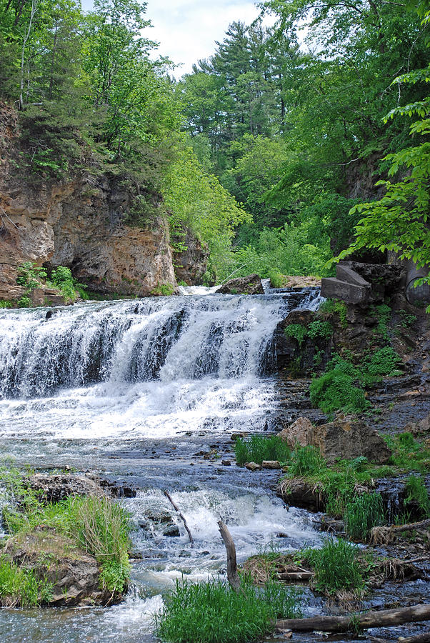 Willow River Waterfall by Lisa Gabrius