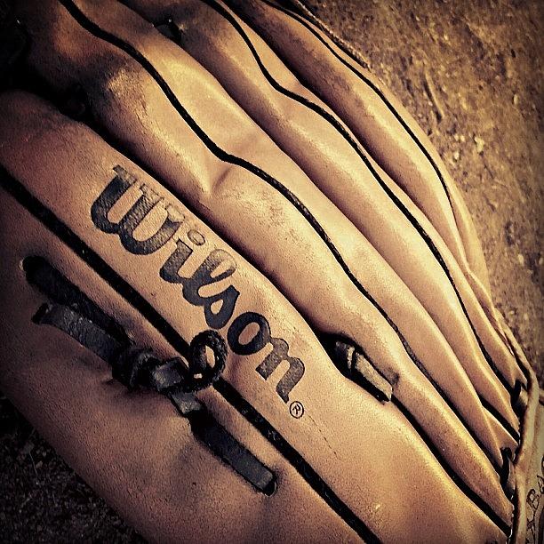 Baseball Photograph - #wilson #baseball #mit #sport #dirt by Luis Pizarro