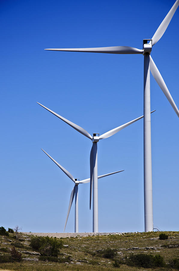 Wind Farm I Photograph by Ricky Barnard