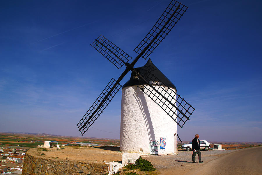 Wind Mill In Spain Photograph by Rick Bragan