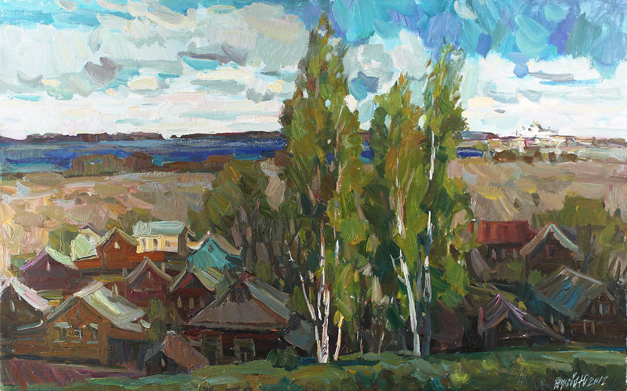 Wind of spring Painting by Juliya Zhukova