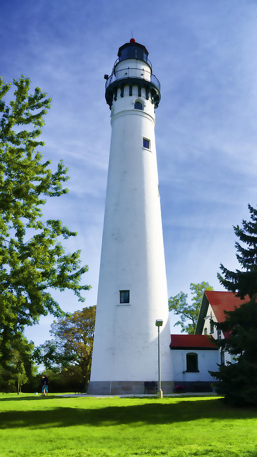 Wind Point Lighthouse Photograph by Joan Carroll
