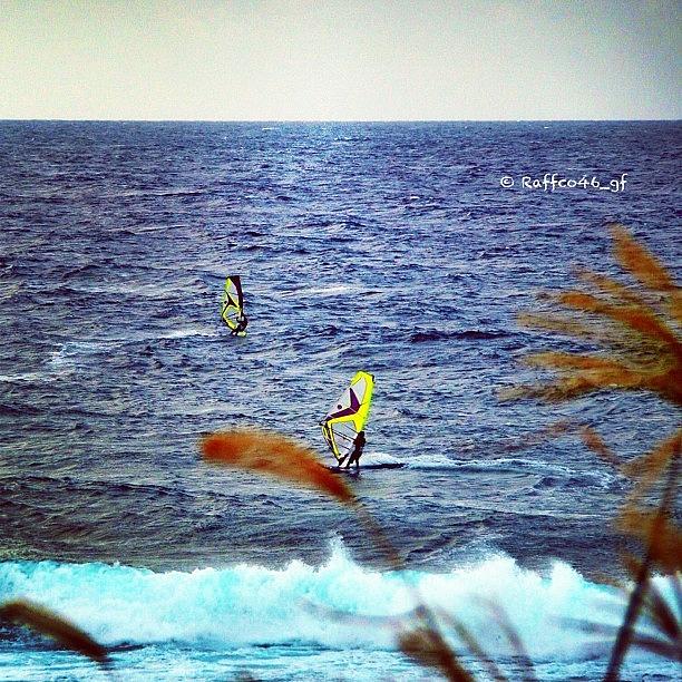 Landscape Photograph - Wind Surfing, Hawaiian Style!! #hawaii by Raffaele Salera
