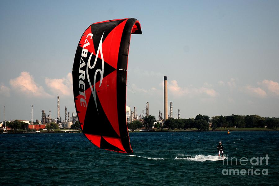 Wind Surfing Photograph by Ronald Grogan