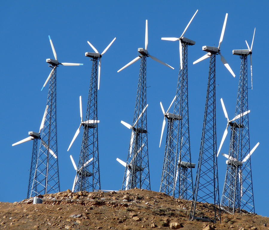 Wind Turbines Photograph by Jeff Lowe
