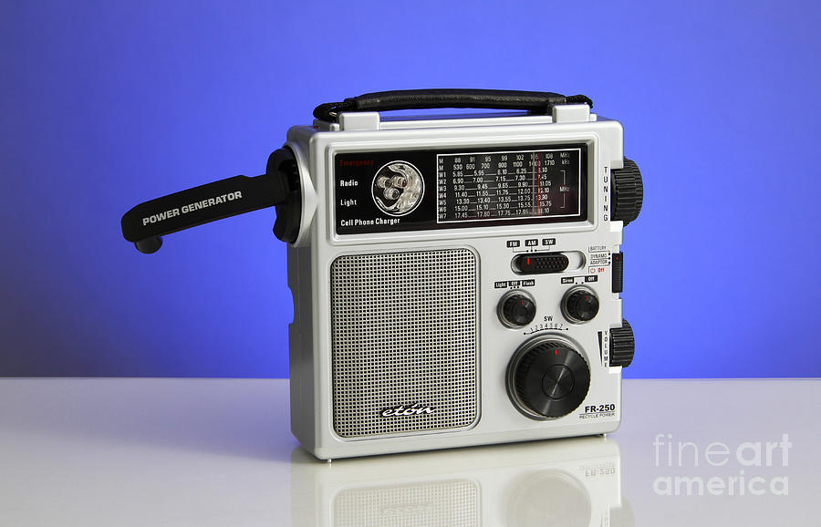 Wind-up Radio Photograph by Photo Researchers, Inc.