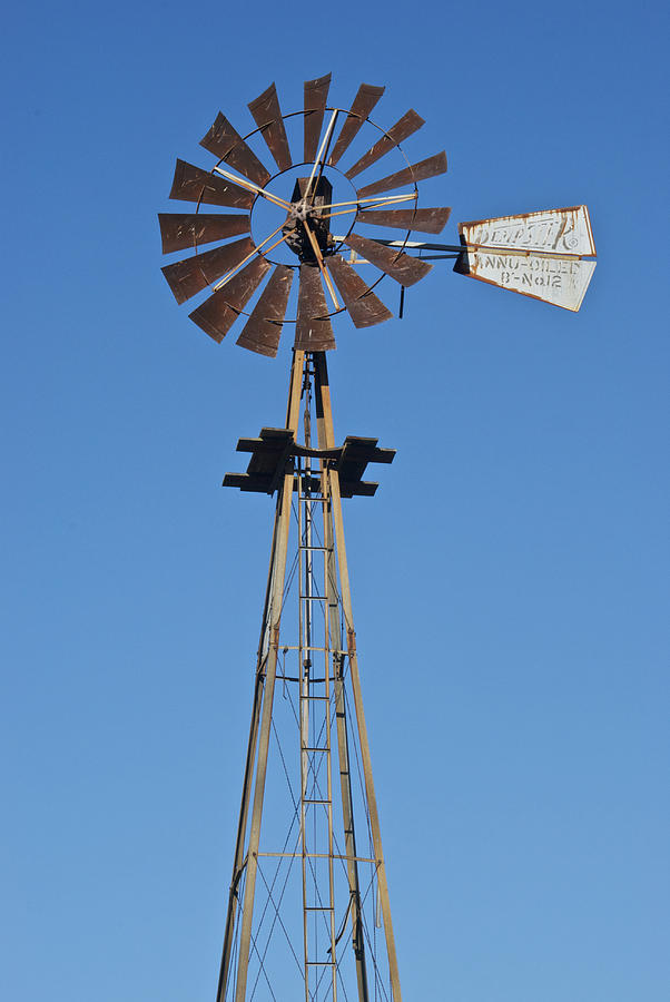 Windmill at For-Mar 3489 Photograph by Michael Peychich