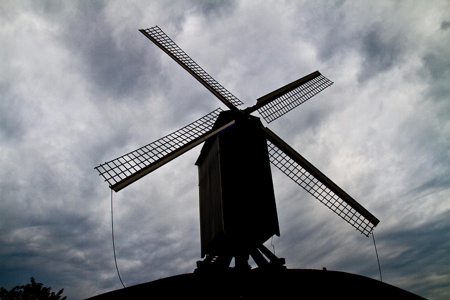 Windmill Photograph by David Freuthal