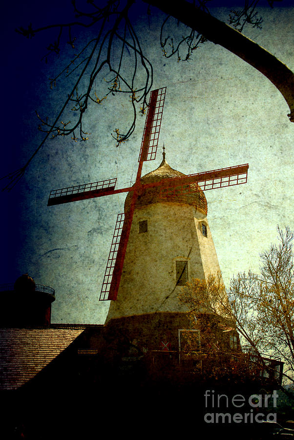 Windmill in Solvang California Photograph by Susanne Van Hulst