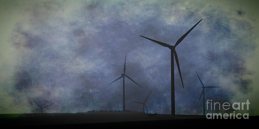 Nature Photograph - Windmills. by Clare Bambers