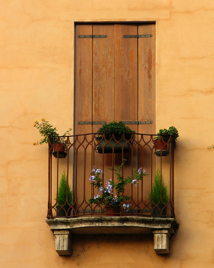 Window and Balcony in Vicenza Photograph by Greg Matchick - Fine Art ...