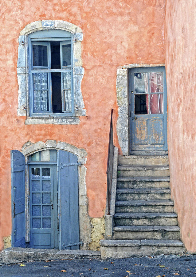 Window and Doors Provence France Photograph by Dave Mills