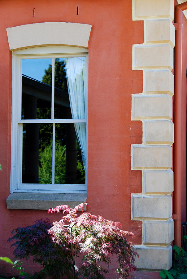 Window and house corner Photograph by Fran Woods