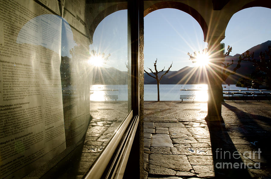 Window and sun Photograph by Mats Silvan