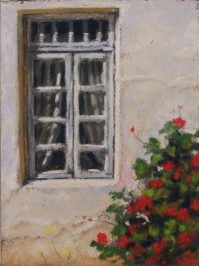 Window at Harmony CA Painting by Diane Breuer - Fine Art America