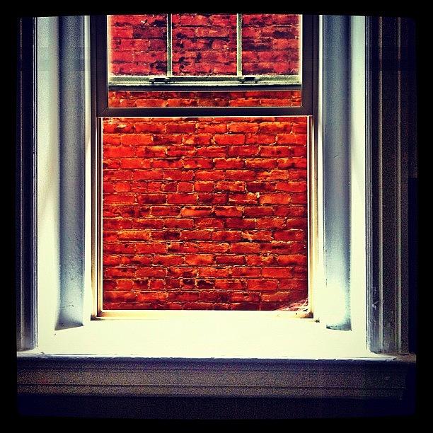Brick Photograph - #window #brickwall by Monti The Lone Wanderer