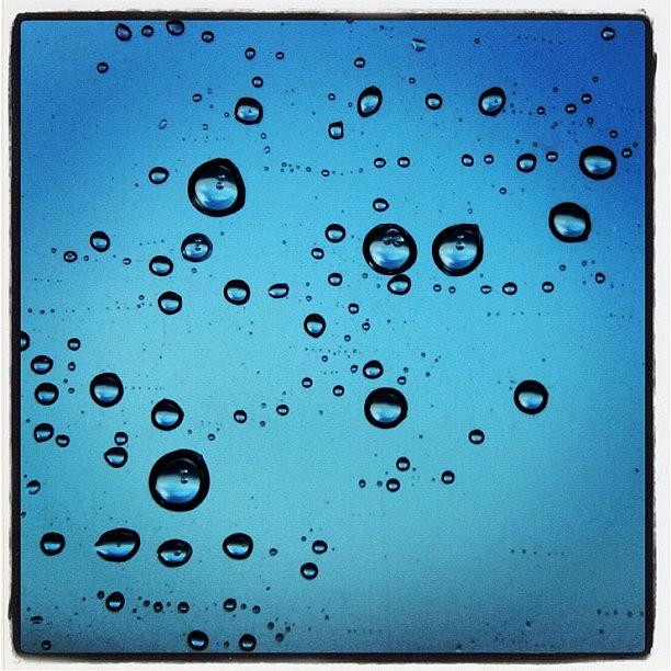 Cool Photograph - Window Droplets by Michael Rivero