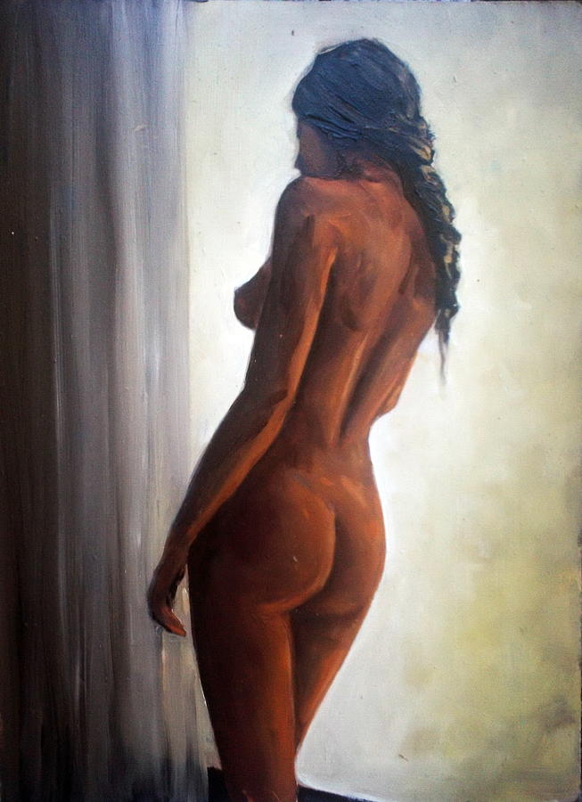 Nude Painting - Window Light by Natalia Tejera