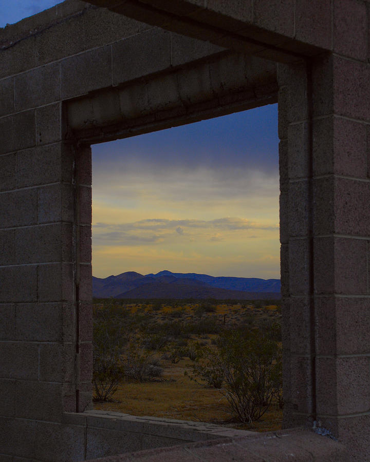 Window on the desert Photograph by John Bennett
