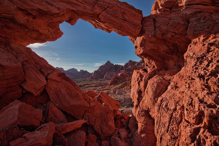 Desert Photograph - Window On The Valley of Fire by Rick Berk