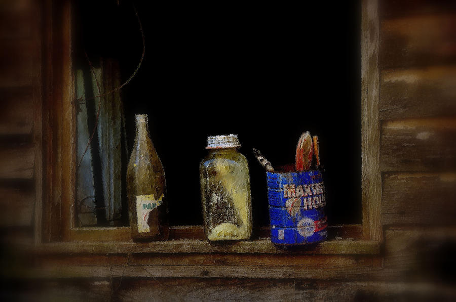 Old Photograph - Window Seal by Todd Hostetter Old Photograph - Window Seal by Todd Hostetter