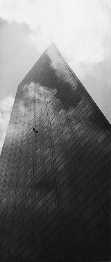 Window Washer Photograph by Roger Mullenhour