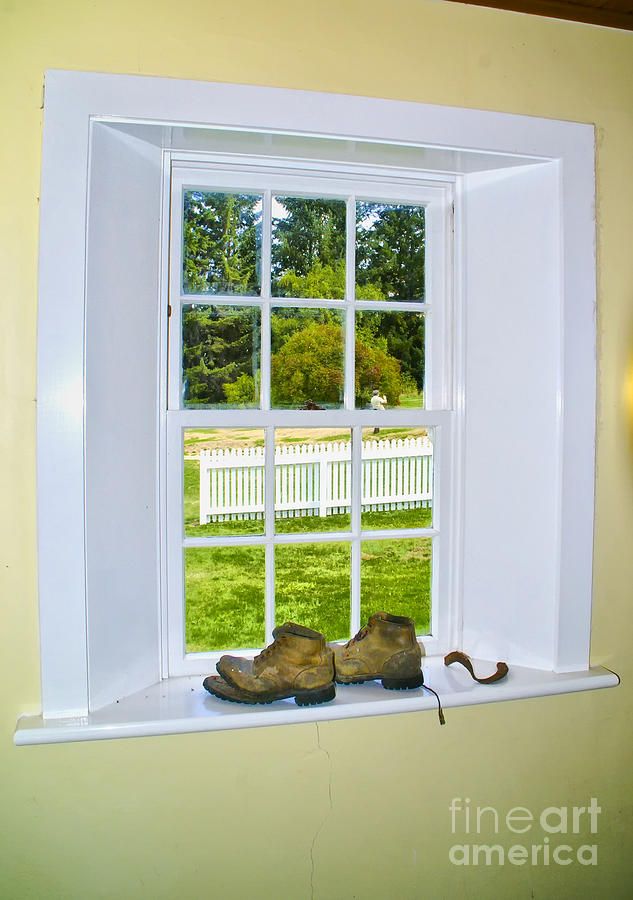 Window with Shoes Photograph by Rick Bragan - Fine Art America