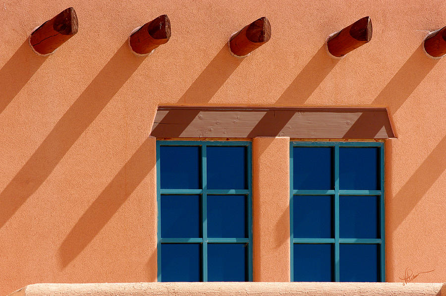 Windows Blue Photograph by Vicki Pelham