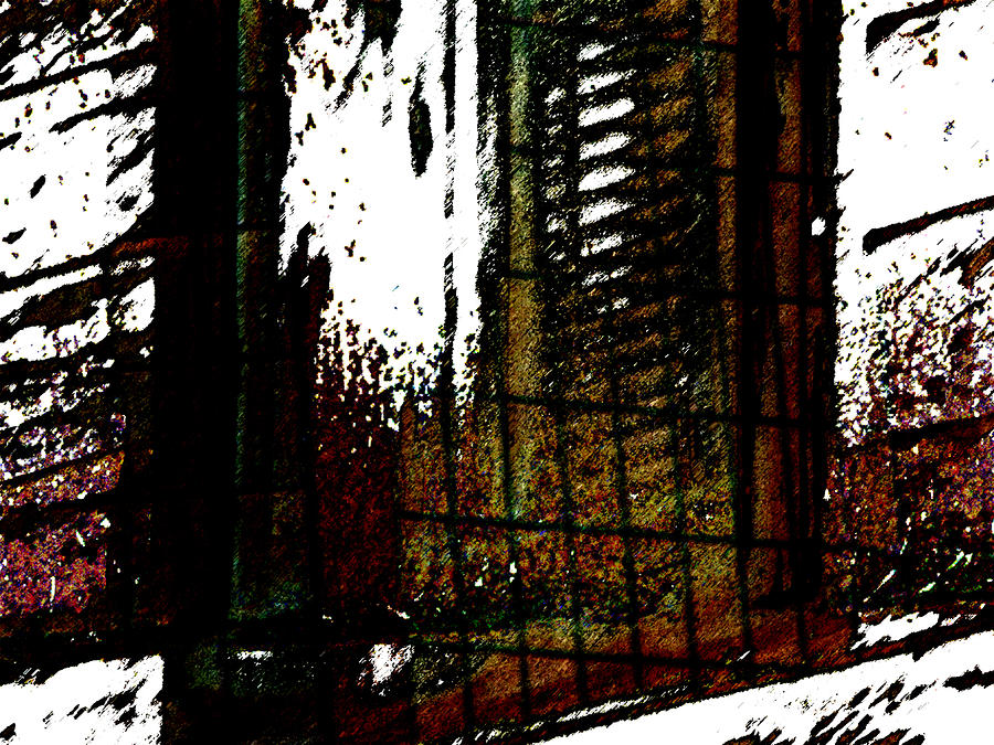 Windows Old and New Abstract Photograph by Lenore Senior