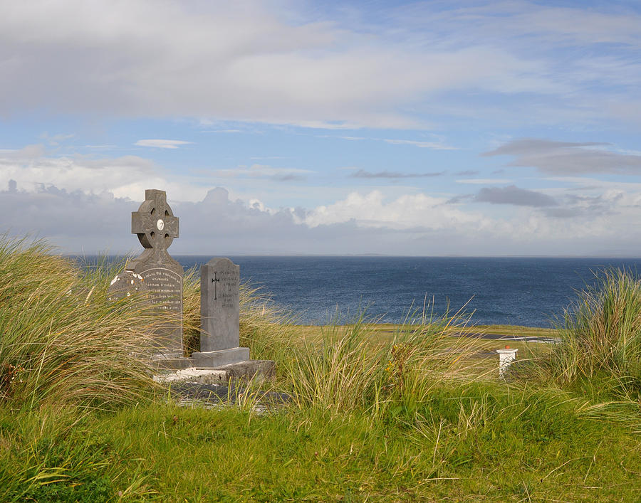 Windswept Grave Photograph by Cheri Randolph
