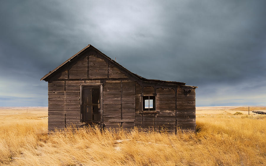 Windswept House Photograph by Grant Groberg